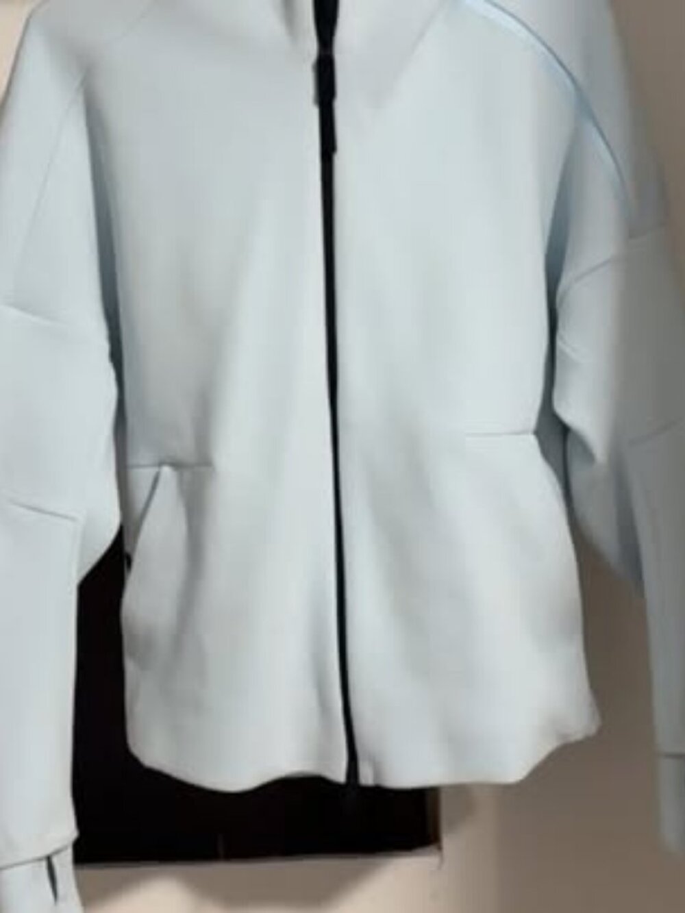 Adidas Light Blue Full Zip Hoodie